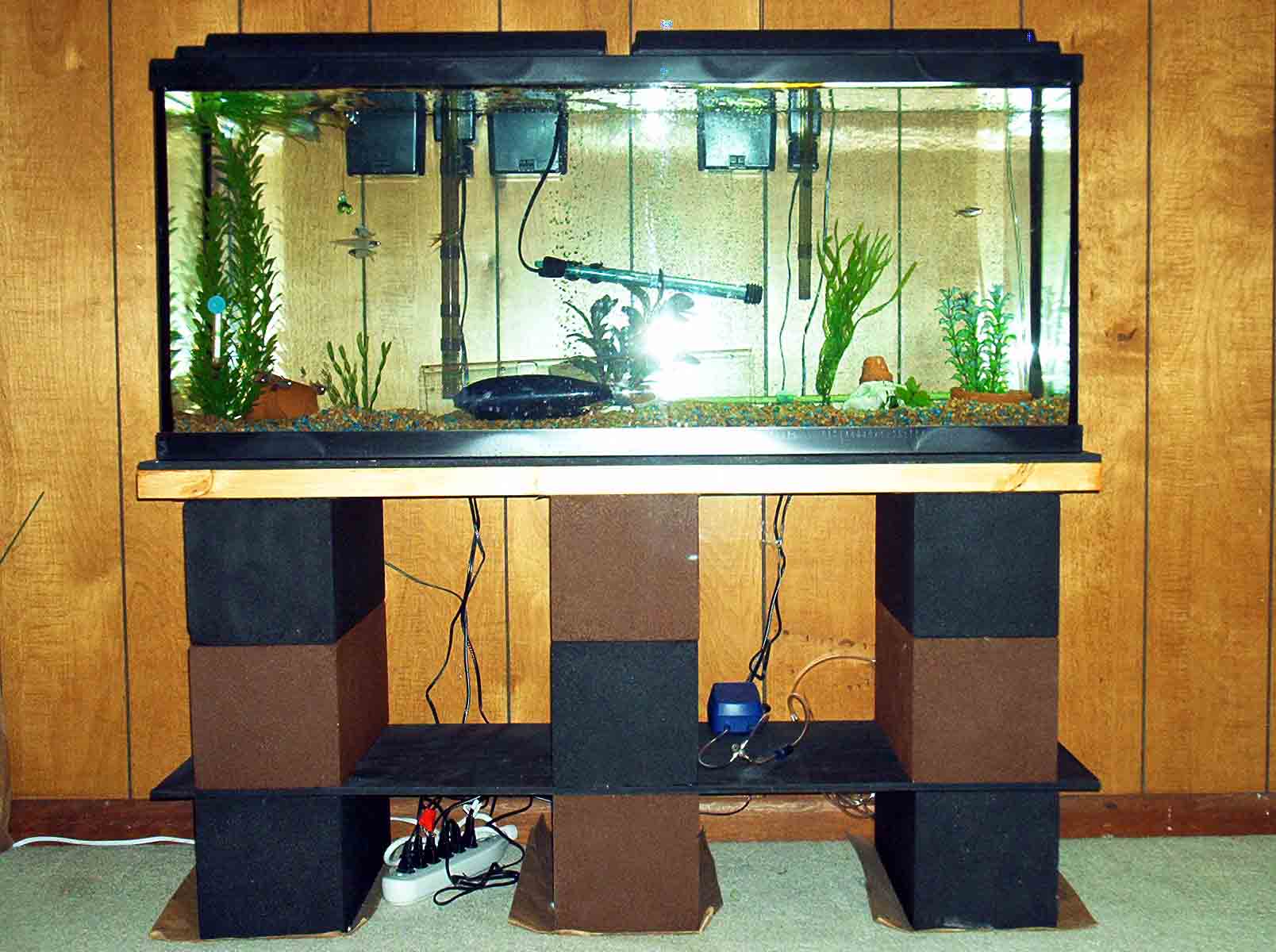 How To Make A Fish Tank Stand 55 Gallon