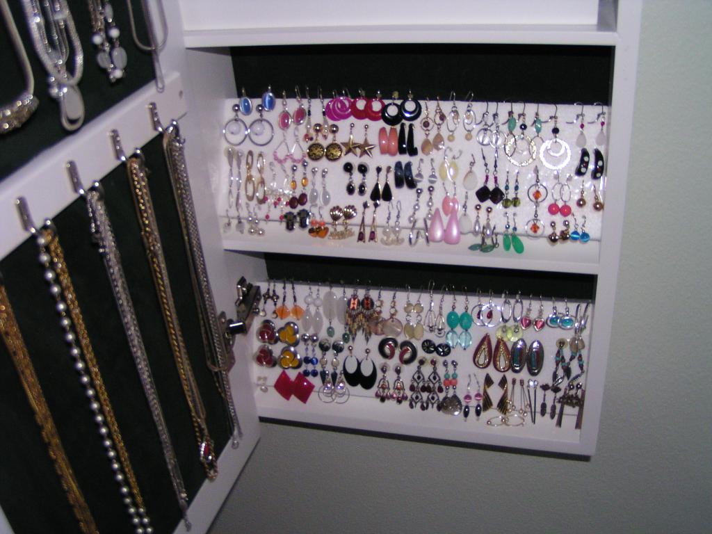 Mirror Jewelry Cabinet Plans