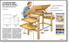 Build Drafting Table Plans