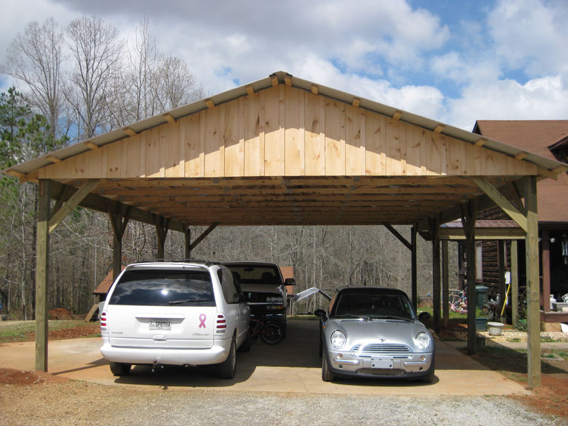 pole barn carport plans